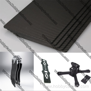 Full 3K Twill Matte Carbon Fiber Sheet 5.0mm